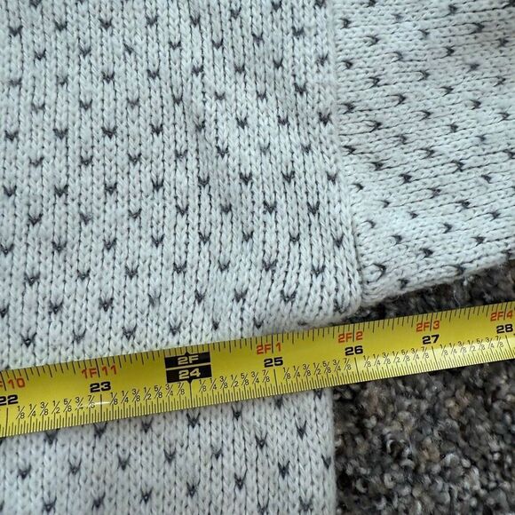 Vintage Espirit White Fair Isle Snowflake Sweater Medium - Picture 4 of 6